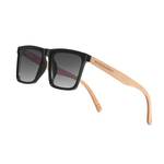 Woodonly quadratische Sonnenbrille