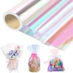Woric Regenbogen Cellophan Rolle