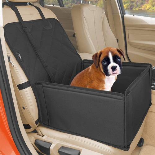 Floxik Hunde Autositz - Premium Hunde Autositzbezug für jedes Auto -  Hundesitz Vordersitz Hund wasserdicht waschbar reißfest