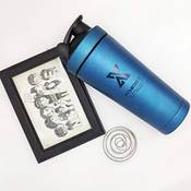 X Sim Fitnessx Edelstahl-Protein-Shaker