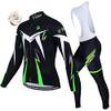 X-Tiger Herren Langarm-Radtrikot-Set