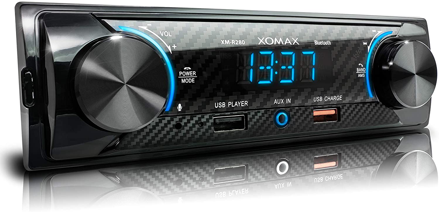 XOMAX XM-R271: 1DIN, Autoradio mit Bluettoth, FlashXO, USB, AUX IN, ohne  Laufwerk (B-Ware)