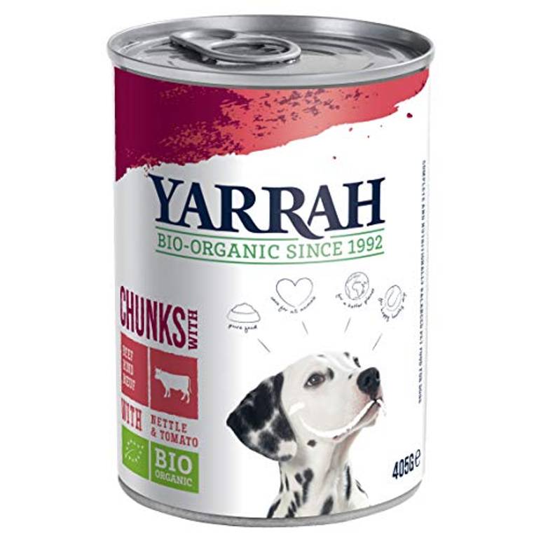 Yarrah Bio-Hundefutter Chunks Rind