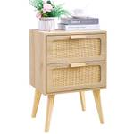 Yaukomel Rattan Nachttisch