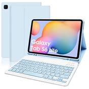 Yeegnar Samsung Galaxy Tab S6 Lite Tastatur mit Hülle