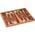 Yellow Mountain Imports Backgammon-Spiel-Set mit Holzeinlagen
