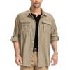 Yeyity Outdoor Langarm Safari Hemd