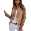Youning Lederjacke Damen