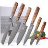 Zayiko 6er Damastmesser-Set