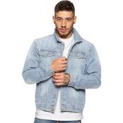 Ze Enzo Herren Denim Trucker Jeansjacke