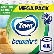 Zewa Toilettenpapier bewährt mit Strohanteil Vergleich