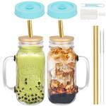 Zgoec Bubble-Tea-Becher aus Glas