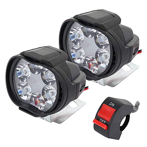 2x 20W Universal Motorrad LED Scheinwerfer Zusatzscheinwerfer