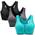Zoerea Damen Zip Sport BH