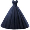 Zorayi Damen Liebsten Lang Tüll Formellen Abendkleid Ballkleid Festkleider