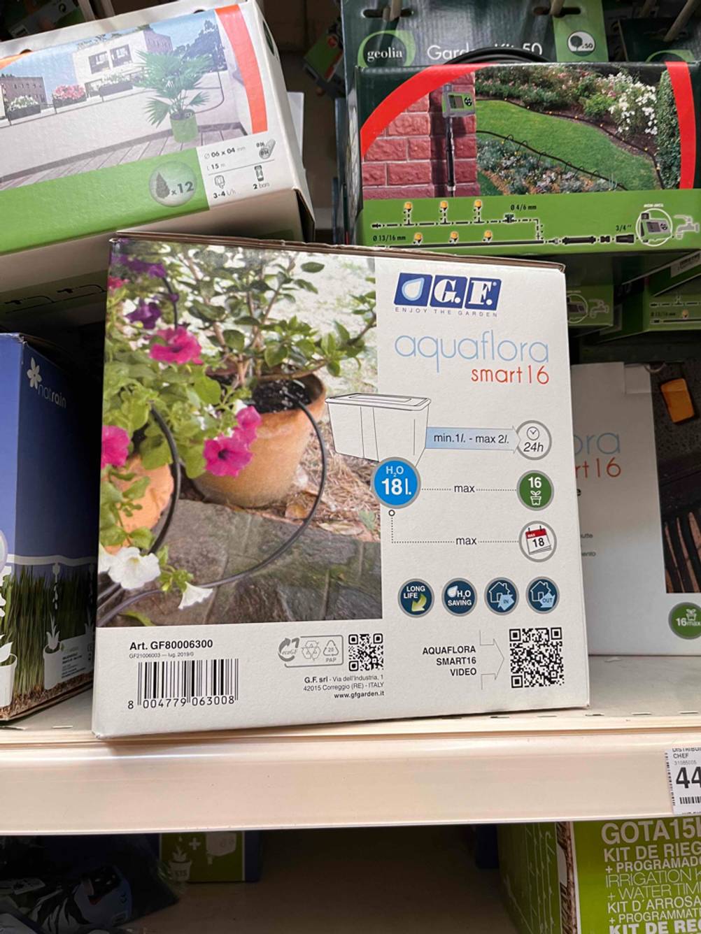 Getestetes Bewässerungssystem in der Originalverpackung