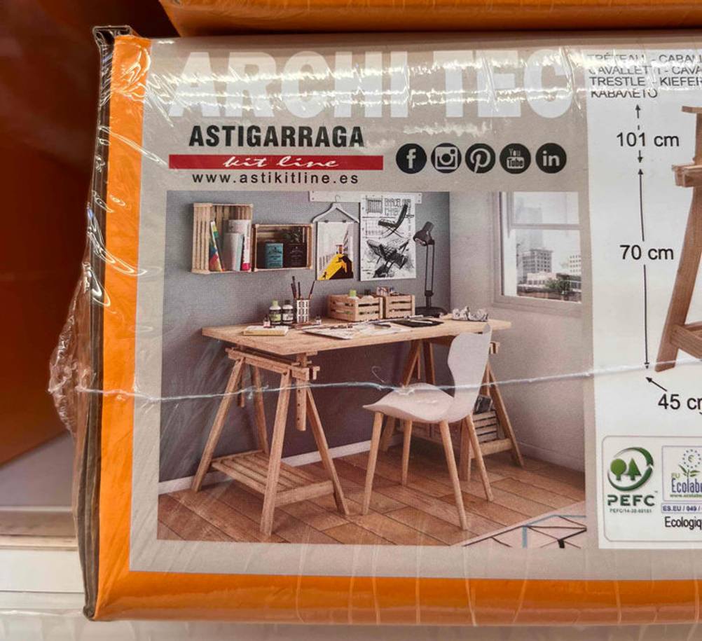 Klappblock getestet: Verpackung von Klappblock mit Abbildung von Klappblock fotografiert.