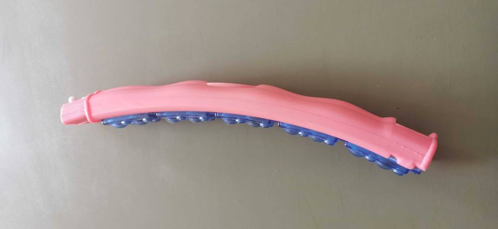 Ein Teil mit Nopenform eines Hula-Hoop-Reifens zum Abnehmen.