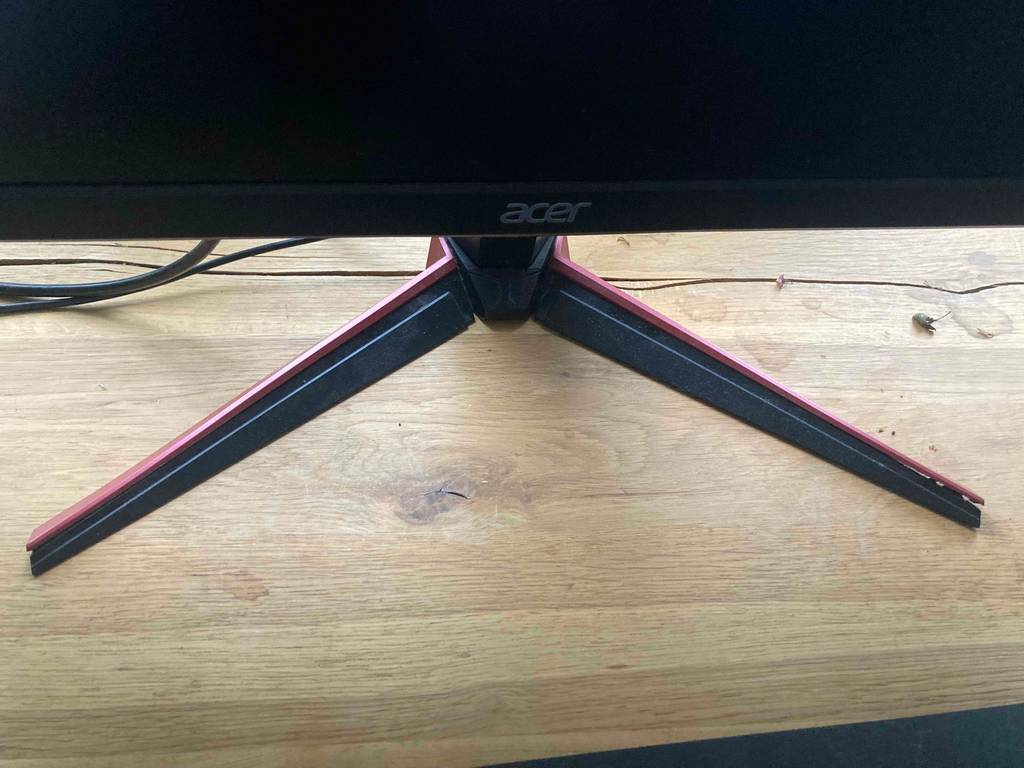 Acer-Monitor-Test: Standfuß von Acer-Monitor.