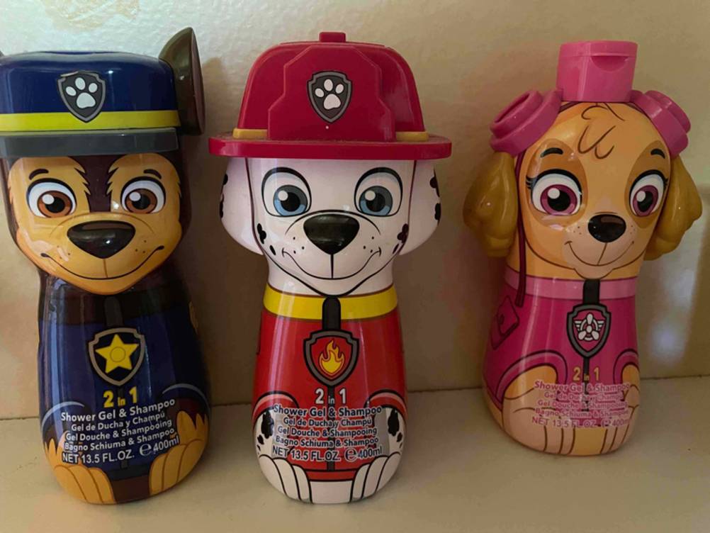 Kindershampoo- Paw Patrol Figuren.