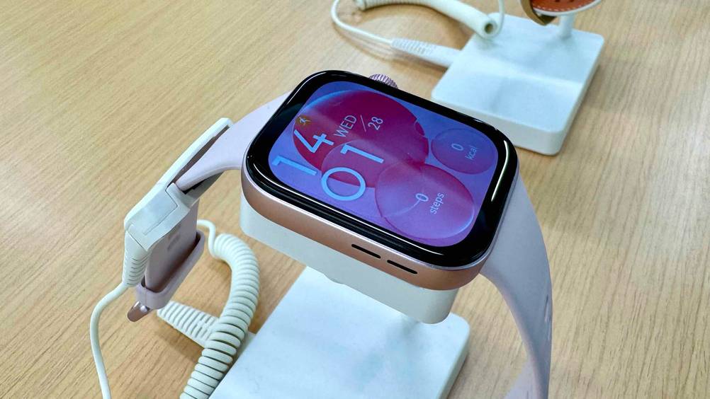 Das Display der getesteten Smartwatch bis 150 Euro.