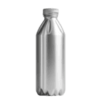 1-Liter-Trinkflasche-Test: Eine Aluminium-Trinkflasche mit Drehverschluss.