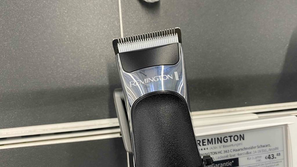 Remington-Haarschneider getestet: Nahaufnahme Scherkopf.