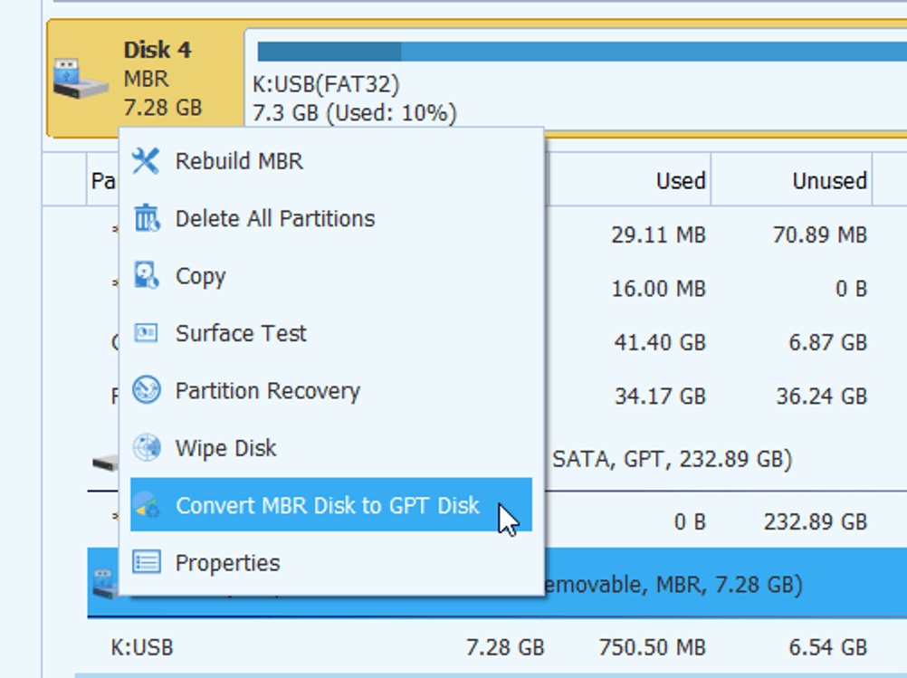 Partitionsmanager GPT MBR MiniTool Partition Wizard Pro