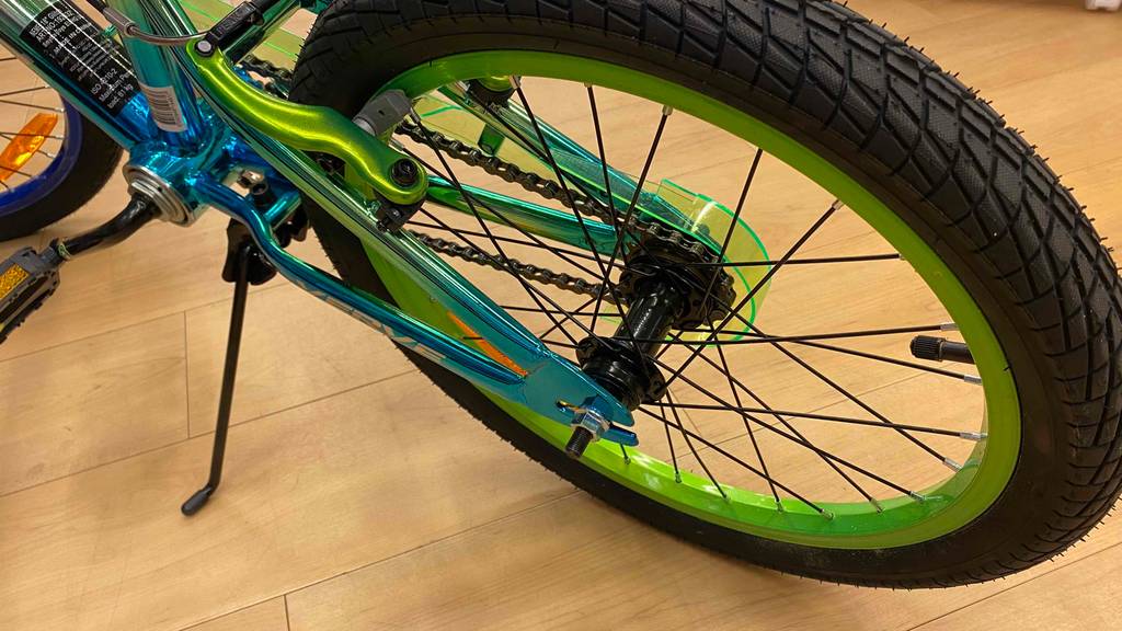 Reifen von Kinderfahrrad.