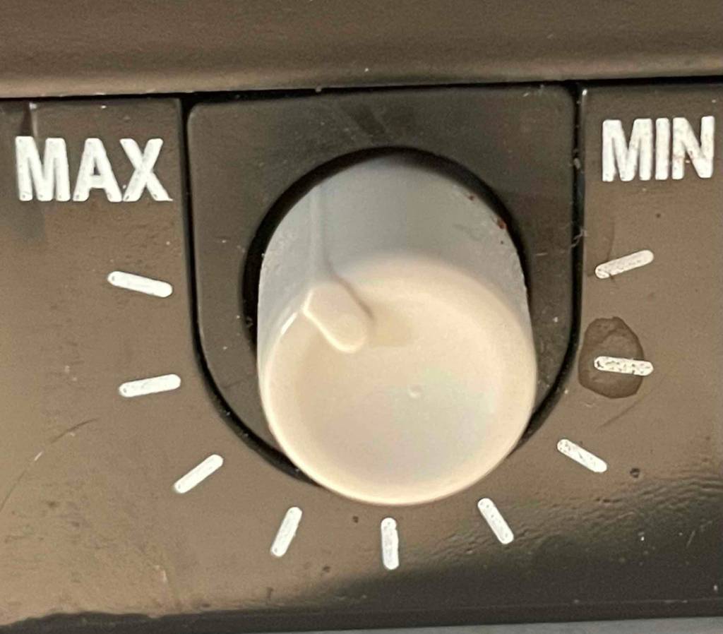 Kaffeemühle-Siebträger-Test: Mahlgrad-Drehrad.