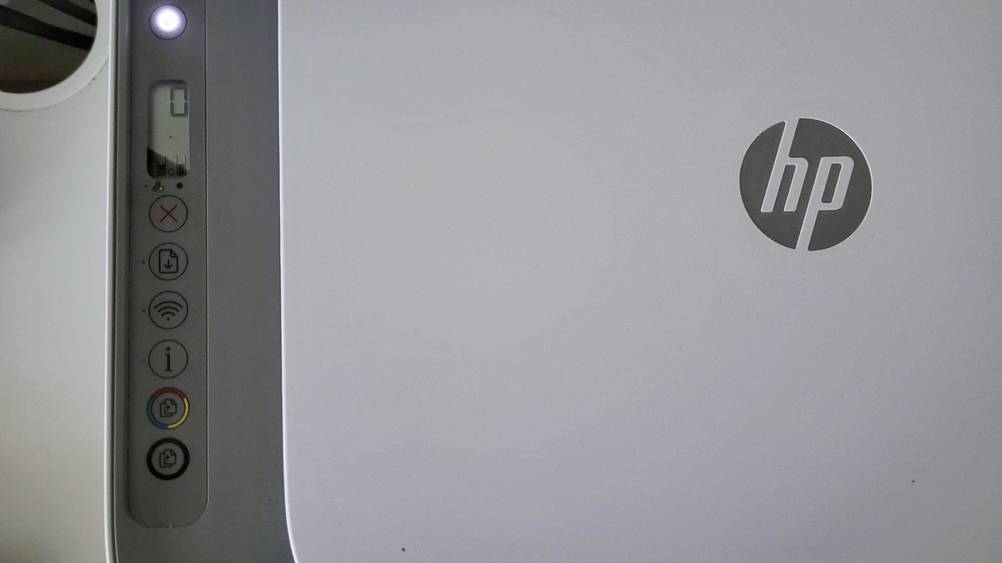 Hp-Multifunktionsdrucker- im Test: Bedienoberfläche von Hp-Multifunktionsdrucker im Fokus.