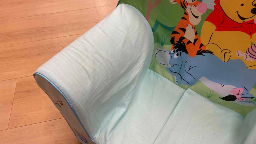 Sitzfläche von Kindersessel.