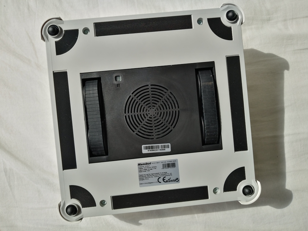 Die Rückseite eines Mamibot-W120-T-Fensterputzroboters.