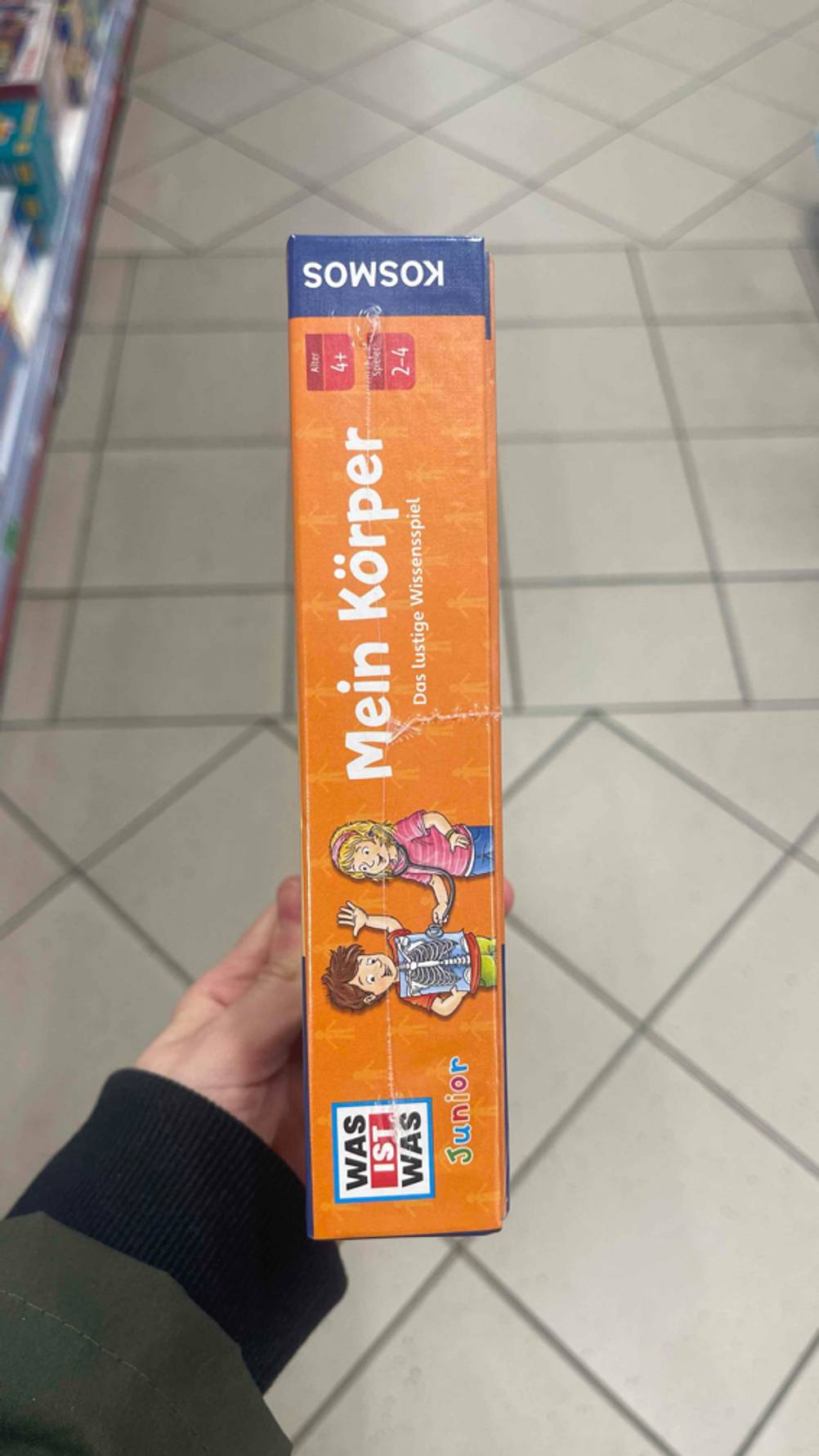 Seitenansicht des getesteten Lernspiels 