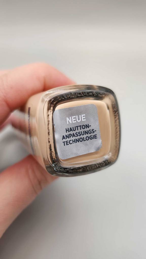 Unterseite der getesteten L’Oréal-Foundation, mit der Aufschrift