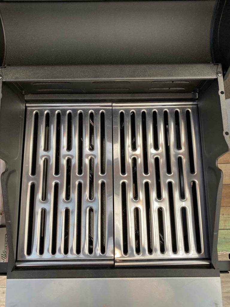 Grillfläche eines getesteten Balkon-Gasgrills.