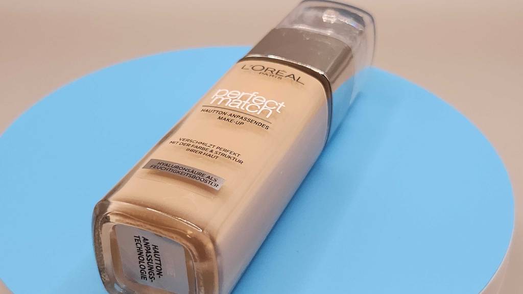 Getestet: Die L’Oréal-Foundation im liegenden Zustand.