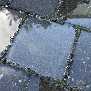 Ergebnis der Hochdruckreinigung mit dem Gardena AquaClean 24/18V P4A.