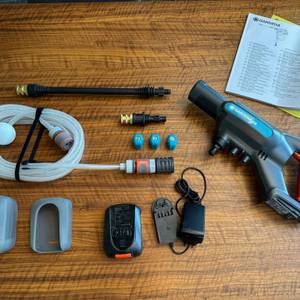 Lieferumfang beim Gardena AquaClean 24/18V P4A.