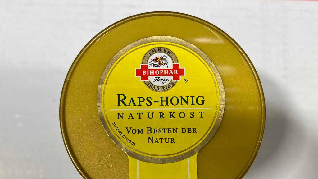 Raps-Honig im Test: Deckel von Honig der Marke Bihophar.