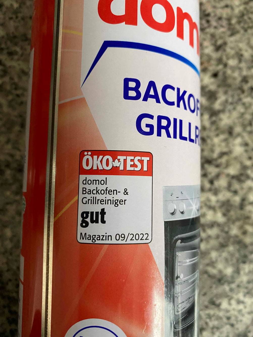 Backofenreiniger getestet: Backofenreiniger mit Öko-Test-Siegel GUT.