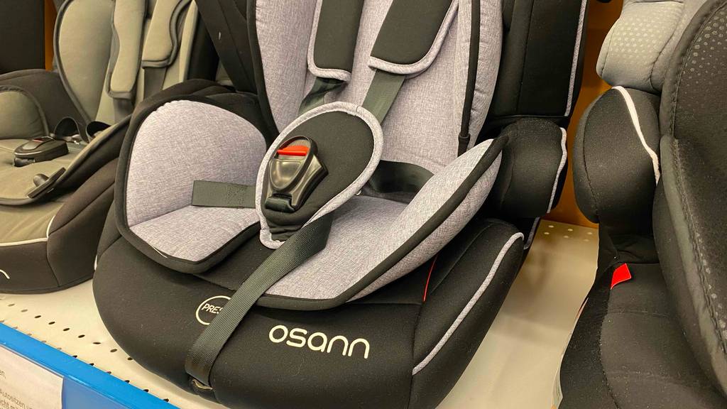 Im Test: Nahaufnahme der Sitzfläche eines Kindersitz 9–36 kg.
