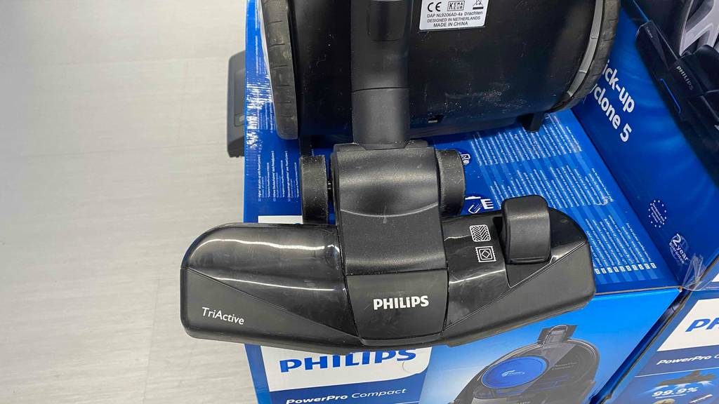 Philips-Staubsauger getestet: Detailaufnahme Bodendüse.