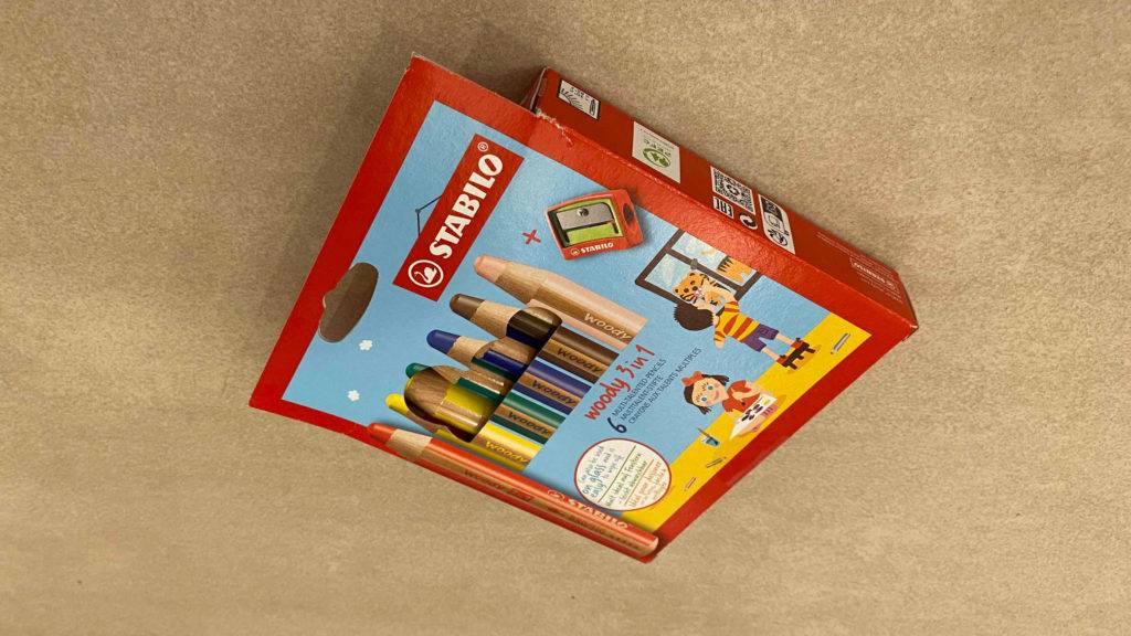 Dicke-Buntstifte im Test: Bundstifte in Verpackung der Marke Stabilo.
