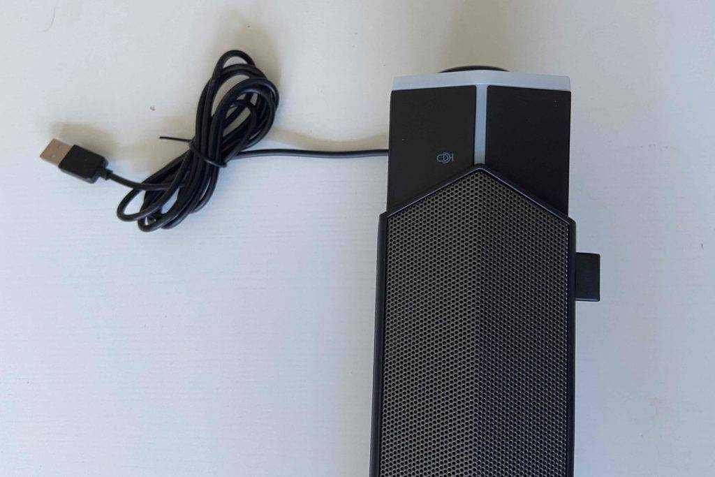 USB-Kabel vom getesteten PC-Lautsprecher