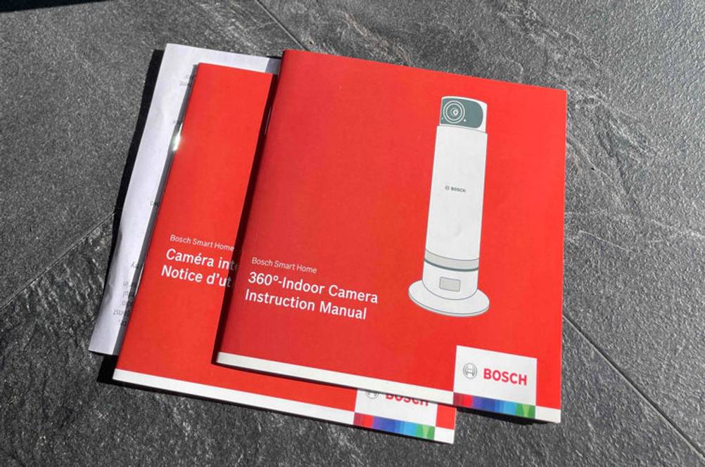 Die Bedienungsanleitung der Bosch-360-Grad-Kamera