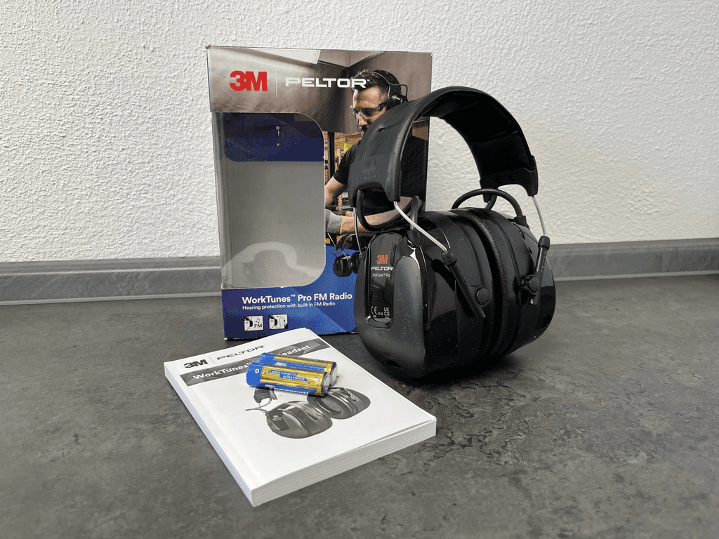 3M WorkTunes mit Originalverpackung und Zubehör