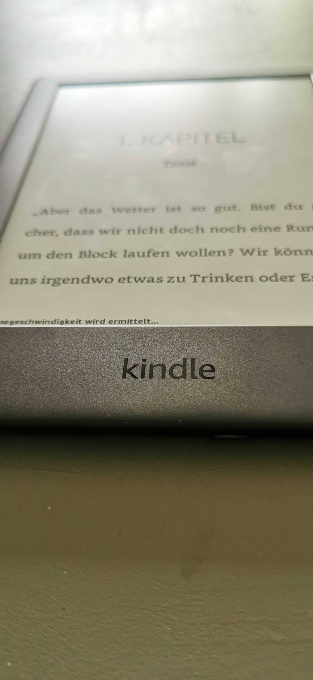 Amazon-Kindle getestet: Nahaufnahme Logo.