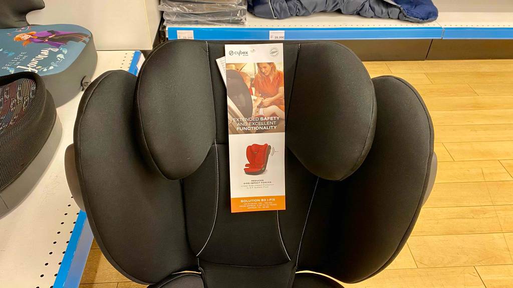 Cybex Kindersitz getestet: Detailaufnahme Kopfteil.