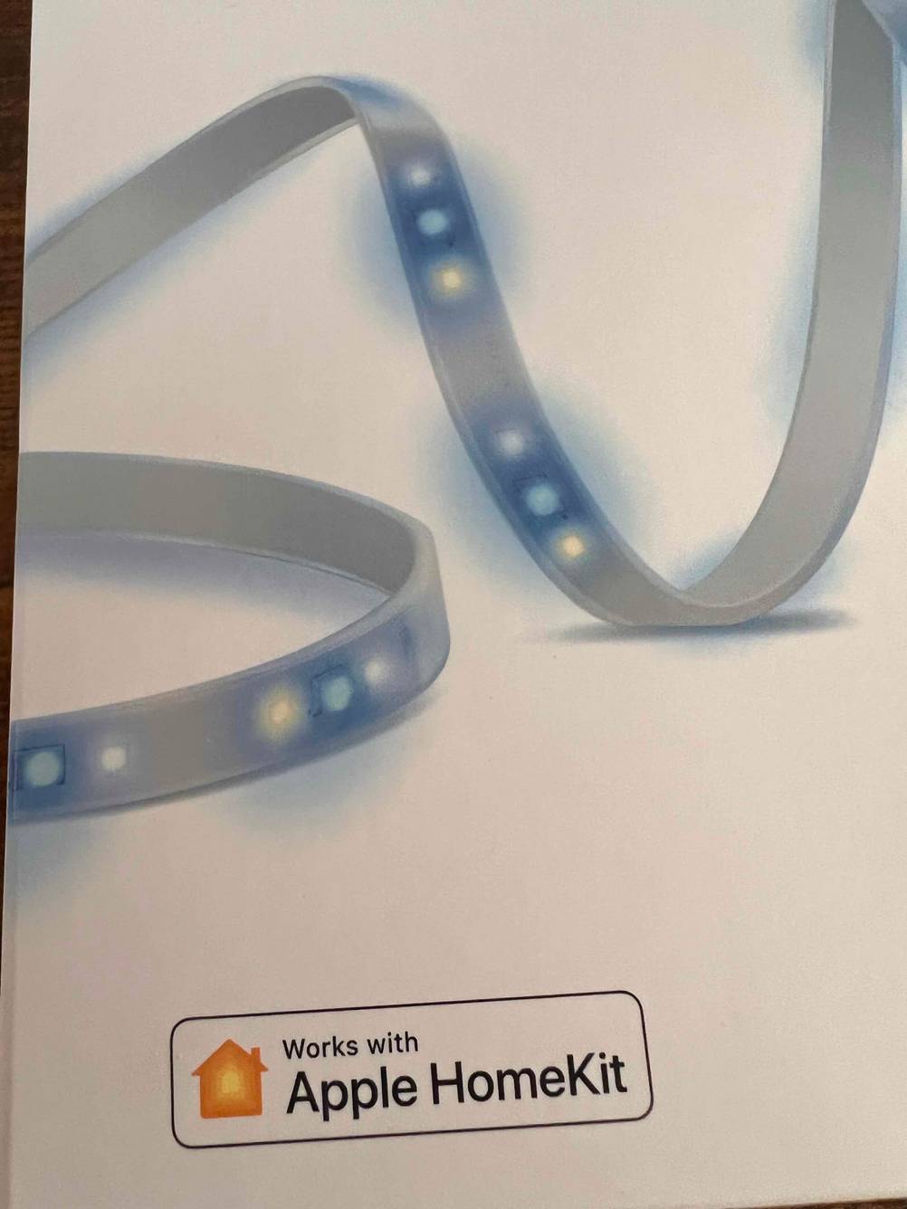 Im Test: Ein LED-Strip in Originalverpackung.